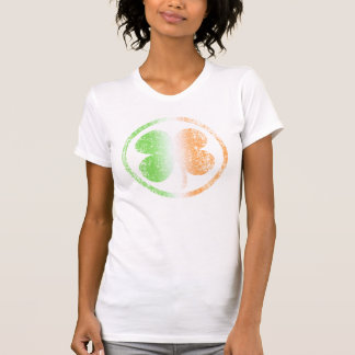 Cute St Patrick's Day Irish Shamrock fade T-Shirt