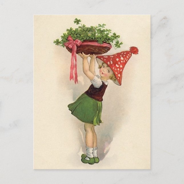 Cute St. Patrick's Day Postcards (Front)