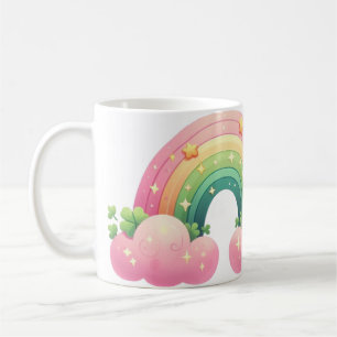 Cute St. Patrick's day rainbow Coffee Mug