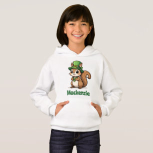 Cute St. Patrick's Day Squirrel with Green Hat