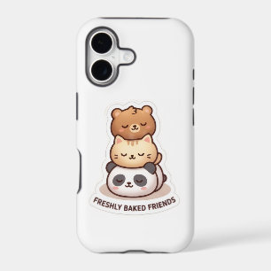 Cute Stacking Animals iPhone Case   Freshly Baked 