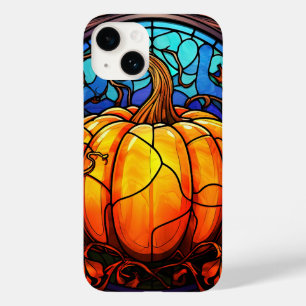 cute stained pumpkin pattern Case-Mate iPhone 14 case