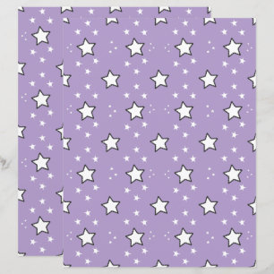 Cute Star Pattern Scrapbook Paper