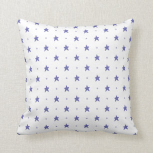 Cute Star Pattern Stylish Modern Chic Throw Pillow
