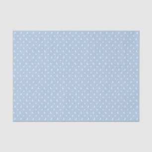 Cute Stars and Moons on Pale Blue Pattern Tissue Paper