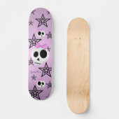 Cute Stars n Skulls Deck Skateboard (Front)