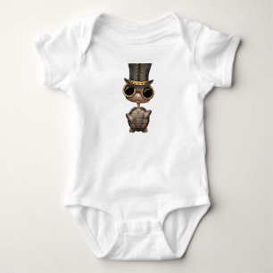 Cute Steampunk Baby Turtle Bodysuit