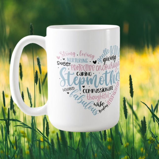 Cute Stepmother word art  Coffee Mug (Creator Uploaded)
