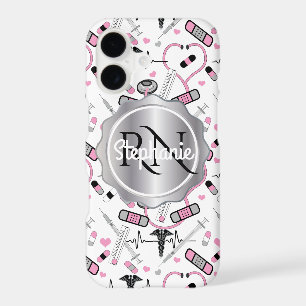 Cute Stethoscope Nurse   Doctor EKG Pattern Name