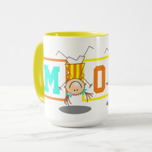 Cute Stick Figure Boy Mug