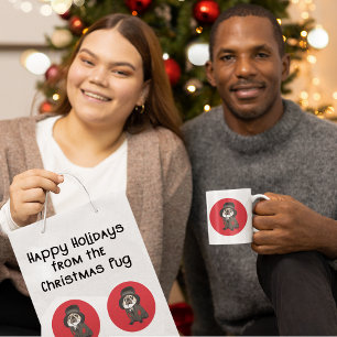 Cute Sticker Pug Dog Lover Hobo Elbow Patch 