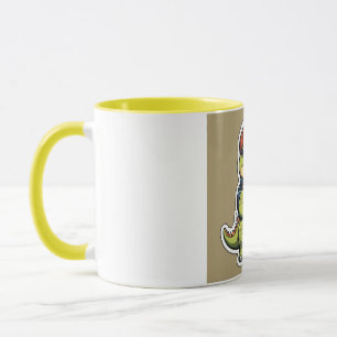 Cute sticker style Dinosaur  Mug