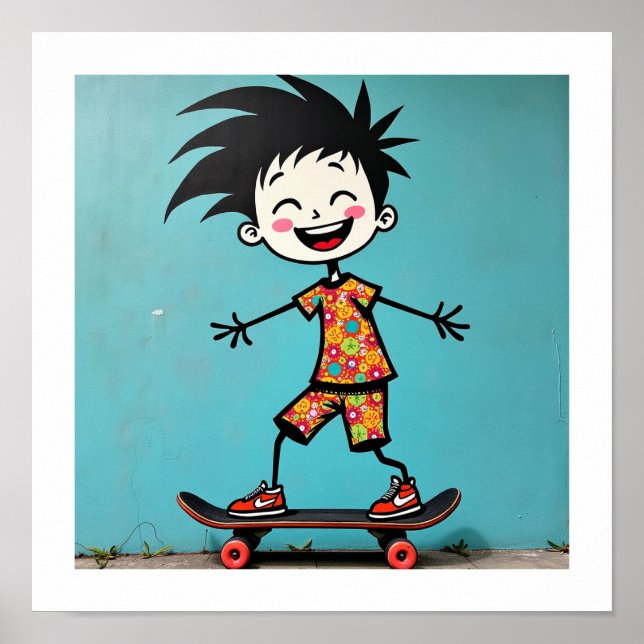 Cute stickman poster (Front)