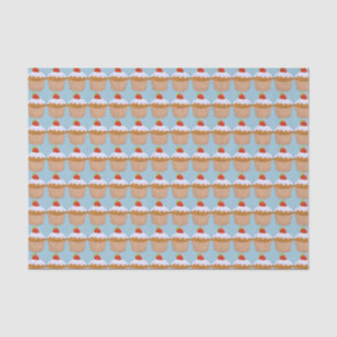 Cute Strawberry Bun Pattern Tissue Paper