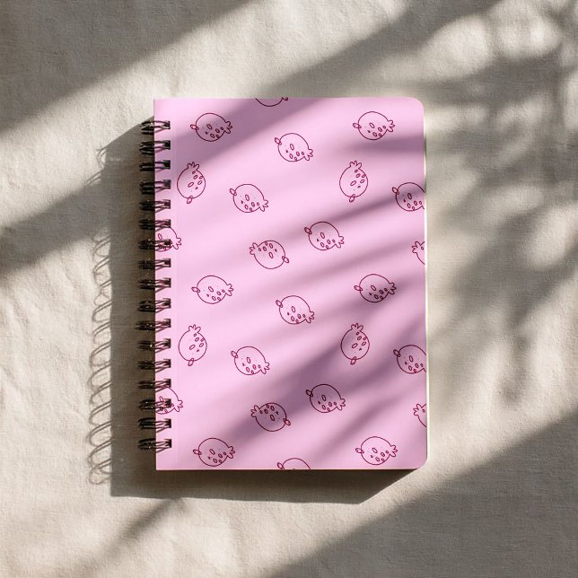 Cute Strawberry Doodles – Minimal Kawaii Pattern Planner (Creator Uploaded)