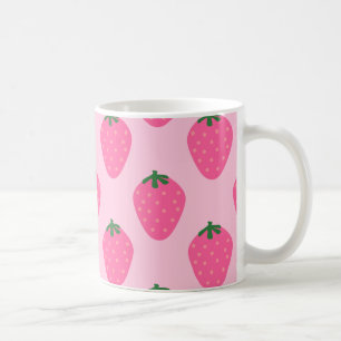 Cute Strawberry Fruit Art Mug