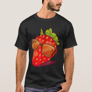 Cute Strawberry Fruit Lover Aesthetic Summer Gift  T-Shirt