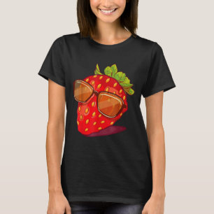 Cute Strawberry Fruit Lover Aesthetic Summer Gift T-Shirt