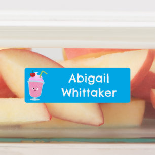 Cute strawberry ice cream sundae personalized