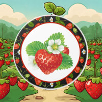 cute strawberry kitchen decor