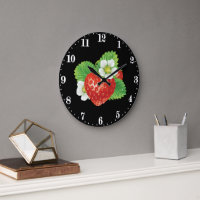 Cute strawberry lovers kitchen decor