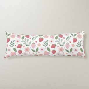 Cute Strawberry Pattern Body Pillow