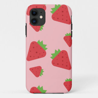 Cute Strawberry Pattern iPhone 11 Case