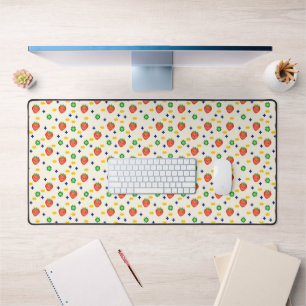 Cute Strawberry Pattern Desk Mat