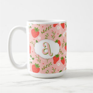 Cute Strawberry Pattern Mug
