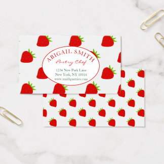 Custom Strawberry Business Cards | Zazzle.ca