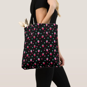 Cute Strawberry Tote Bag