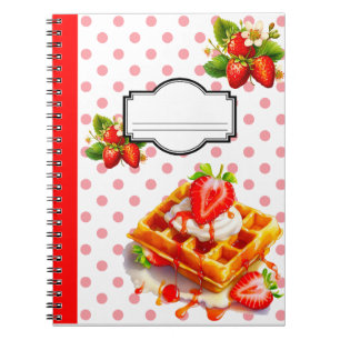 Cute Strawberry Treats Notebook