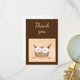 Cute Stress Chouette Oiseau Animal Humour Merci
