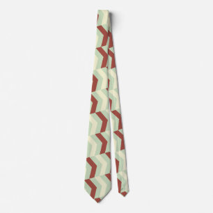 Cute Stripe Herringbone Lemon Green  Tie