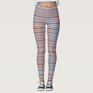 Cute Stripe Leggings Long