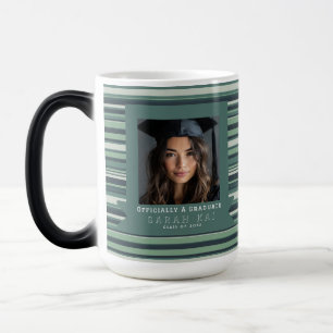 Cute Stripe Print Gift For Her Grad Magic Mug