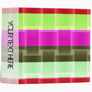 Cute stripes modern design 2 binder