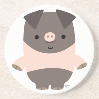 Cute Strong Cartoon Pig Coaster
