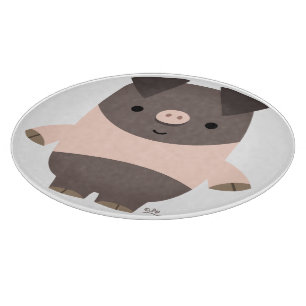 Cute Strong Cartoon Pig Cutting Board
