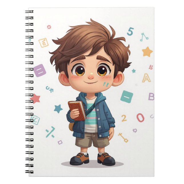 Cute Student Notebook – Back to School Gift (Front)