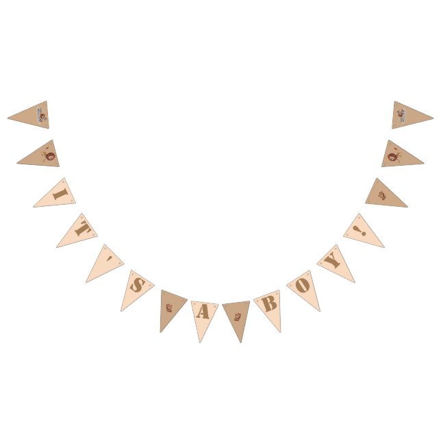 Cute Stuffed Animals Themed  Bunting Flags (All)