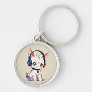 Cute Stylish Kitty Keychain
