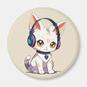 Cute Stylish Kitty Magnet