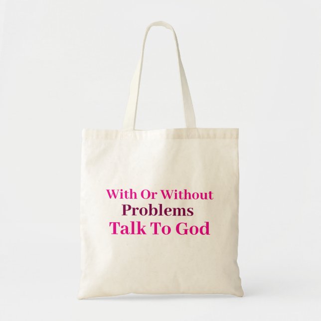 Cute Stylish Modern Minimal Monogram Shopping Tote Bag (Front)