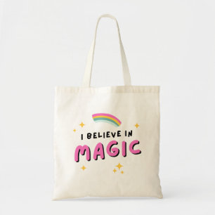 Cute Stylized Letter Design Tote Bag
