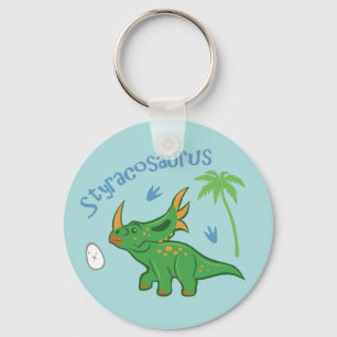 Cute Styracosaurus Keychain