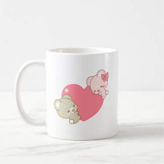 cute sugar cubs hugs love coffee mug