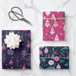 Cute Sugar Plum Christmas  Wrapping Paper Sheet<br><div class="desc">Wrapping Paper Sheets
Cute Sugar Plum Christmas 
Christmas/Festive/Unique/Holidays
Customizable</div>