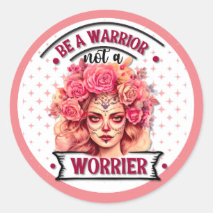Cute Sugar Skull  Classic Round Sticker