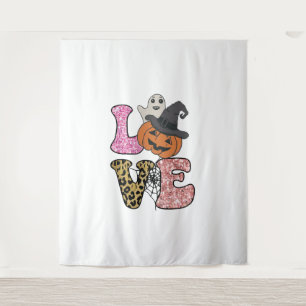 cute sugar skull dog rottweiler skull halloween tapestry